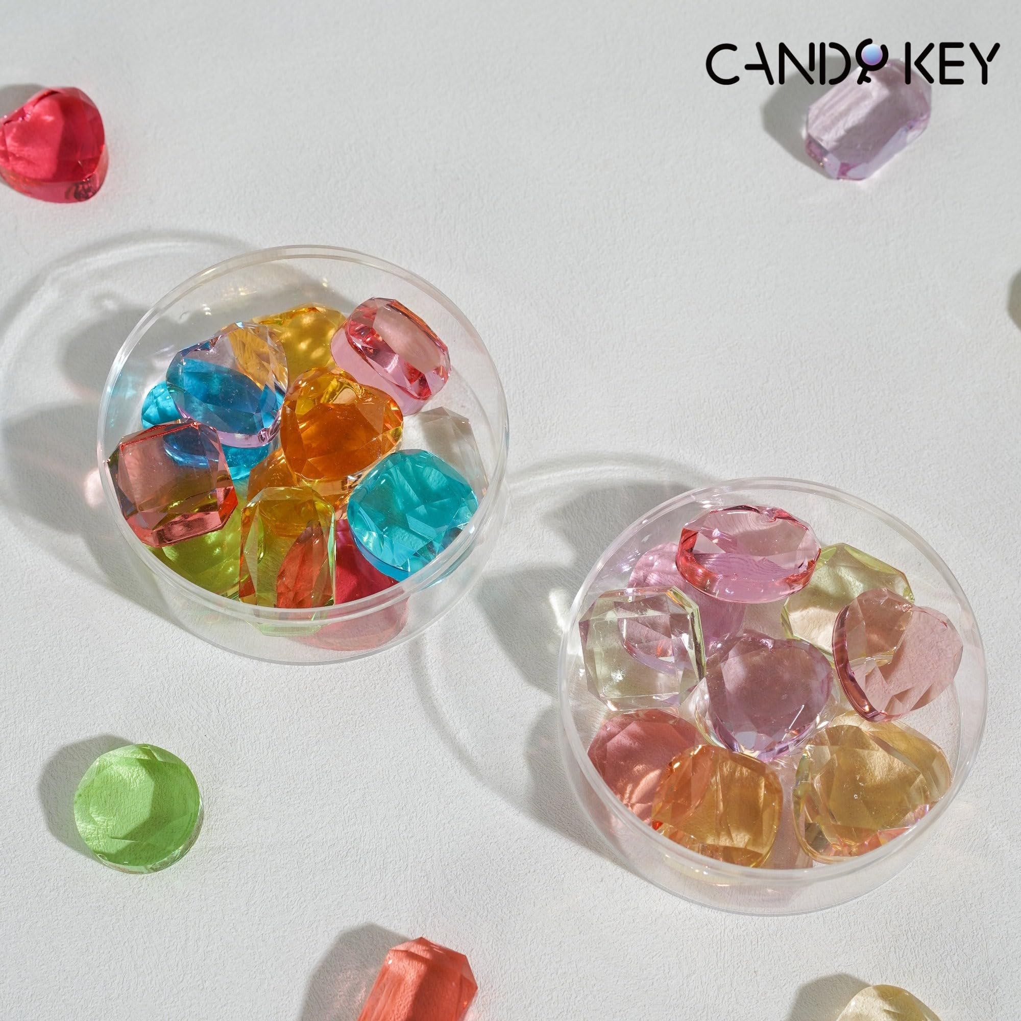 Amazon.co.jp: CANDYKEY 宝石飴 ジュエルキャンディ ASMR お菓子 約13
